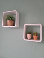 Zwevende kubussen voor aan de wand, Ophalen of Verzenden, Gebruikt