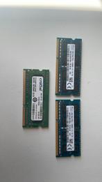 DDR3 4GB so-dimm ram, Computers en Software, 4 GB, Ophalen of Verzenden, Laptop, Zo goed als nieuw