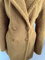 King Louie maat 40 Fluffy teddy jas mosterd 2710, Kleding | Dames, Jassen | Winter, Maat 38/40 (M), Bruin, Ophalen of Verzenden