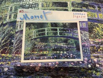 Legpuzzel Monet 1000 stukjes compleet, moeilijk beschikbaar voor biedingen