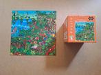 puzzel 100 stukjes - Dieren - Jungle - Watervallen, Ophalen of Verzenden, Meer dan 50 stukjes, Zo goed als nieuw, 6 jaar of ouder