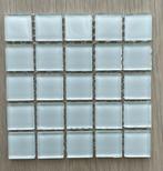 Witte Glas mozaïek tegels 11x11 cm 38 stuks, Hobby en Vrije tijd, Knutselen, Nieuw, Ophalen of Verzenden, Materiaal