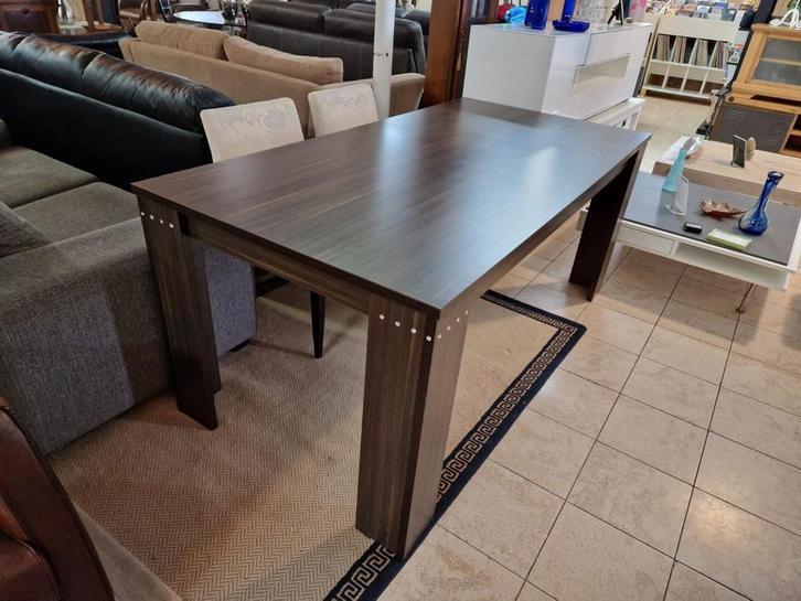 Mooie Donker Bruine Eettafel met Glitters., Huis en Inrichting, Tafels | Eettafels, Zo goed als nieuw, 50 tot 100 cm, 150 tot 200 cm