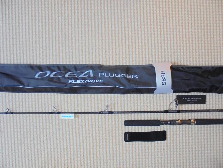 Shimano OCEA PLUGGER Flex Drive BigGame Popping Hengel S83H., Watersport en Boten, Hengelsport | Zeevissen, Nieuw, Werphengel