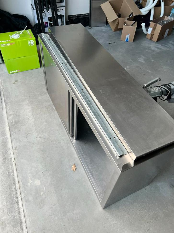 RVS Stellingskast - Horeca, Doe-het-zelf en Verbouw, Metalen, Gebruikt, Ophalen