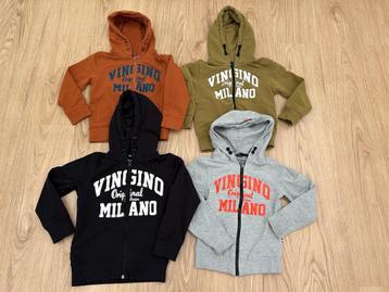 4 echt mooie hoodies van Vingino, maat 110, per stuk €14 beschikbaar voor biedingen