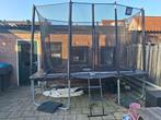 Game on Sport Trampoline 213x335cm met Net & Trap, Ophalen, Gebruikt