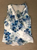 Delfts blauwe bloemen top maat 34., Kleding | Dames, H&M, Blauw, Nieuw, Ophalen of Verzenden