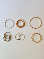 Lot van 6 oorringen, Verzenden, Gebruikt, Goud, Overige materialen