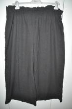 ABC8 Broek Zwart Wijde pijpen maat XL, Kleding | Dames, Broeken en Pantalons, Zwart, Maat 46/48 (XL) of groter, Ophalen of Verzenden