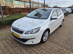 Peugeot 308 SW 1.6 Bluehdi 120pk 2015 NAVI CAMERA TREKHAAK, Auto's, Peugeot, Voorwielaandrijving, Stof, Wit, Origineel Nederlands