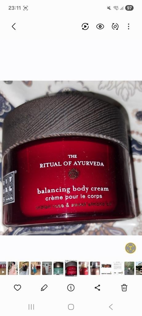 Bodycream ayurveda, Ophalen of Verzenden, Nieuw, Bodylotion, Crème of Olie