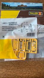 Faller HO bundespost telefooncel, Overige merken, Gelijkstroom of Wisselstroom, Brug, Tunnel of Gebouw, Nieuw