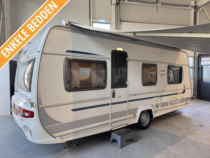 Fendt Saphir 540 TG / bomvol / enkele bedden, Caravans en Kamperen, Caravans, Bedrijf, tot en met 4, 1250 - 1500 kg, Rondzit, Fendt
