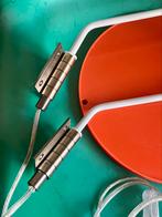 Retro eyeball muurlampen set wit bol space age zweeds design, Ophalen of Verzenden, Zo goed als nieuw, Metaal