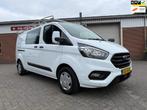 Ford Transit Custom 300 2.0 TDCI L2H1 Trend DC 6-zets euro 6, Auto's, Voorwielaandrijving, 15 km/l, Euro 6, Wit