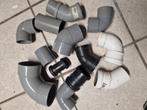 Pvc bochten, Doe-het-zelf en Verbouw, Buizen en Afvoer, Bochten, Pvc, Ophalen of Verzenden, Zo goed als nieuw