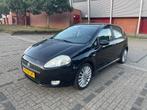 Fiat Punto 1.4 16V 5DR 2007 Zwart, Auto's, Voorwielaandrijving, Stof, 400 kg, Zwart