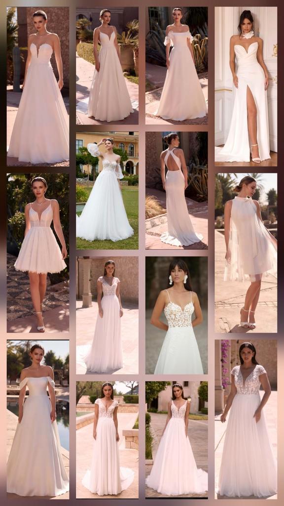 Nieuwe en tweedehands trouwjurk  bekende merken tot € 850, Kleding | Dames, Trouwkleding en Trouwaccessoires, Nieuw, Trouwjurk