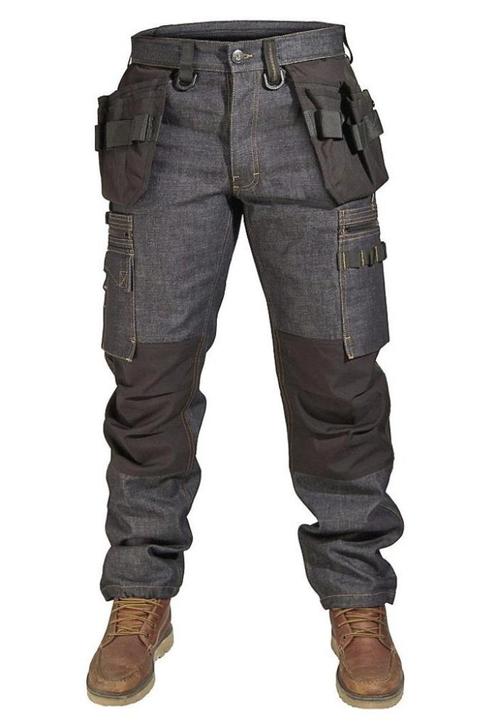 Dunderdon werkbroek P12 Raw denim, Tuin en Terras, Werkkleding, Nieuw, Dames, Heren, Kinderen, Broek, Verzenden