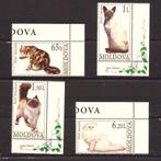 kat serie Moldavië 2007 postfris compleet o.a. Siamees, Pers, Dier of Natuur, Verzenden, Postfris