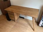 Teak Designer Bureau, Huis en Inrichting, Bureaus, Ophalen of Verzenden, Gebruikt, Bureau