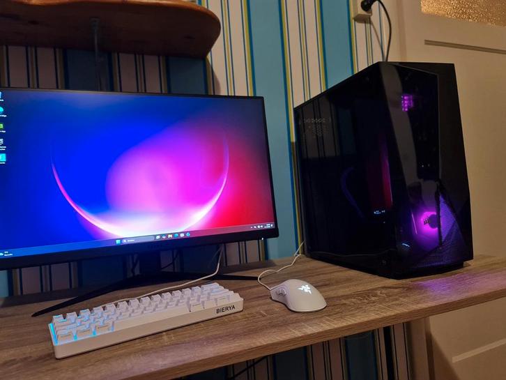 Gaming PC Setup - GTX 1660 Super - i5 9400 - 165hz - m.2, Computers en Software, Desktop Pc's, Zo goed als nieuw, 4 Ghz of meer
