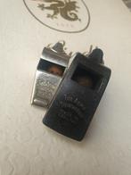 Antieke scheidsrechter fluitjes 2 stuks, Antiek en Kunst, Ophalen of Verzenden