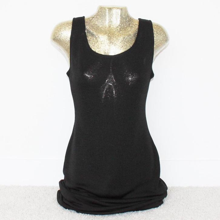 Mooie Nora Attal Jurk (Maat 44) - 85 € 20,-, Kleding | Dames, Jurken, Zo goed als nieuw, Maat 42/44 (L), Zwart, Onder de knie