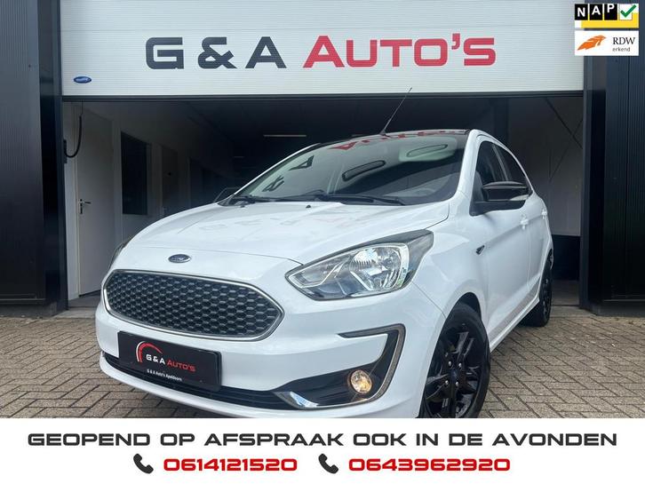 Ford Ka+ 1.2 Trend Ultimate White Sport / Airco / Cruise CTR, Auto's, Ford, Bedrijf, Te koop, Ka, ABS, Airbags, Airconditioning