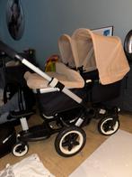 Bugaboo donkey duo twin kinderwagen, compleet in goede staat, Bugaboo, Zo goed als nieuw, Verstelbare duwstang, Ophalen