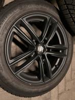 17 inch set DUNLOP winterbanden op lichtmetalen velgen ZWART, Auto-onderdelen, Banden en Velgen, 215 mm, Velg(en), Nieuw, 17 inch