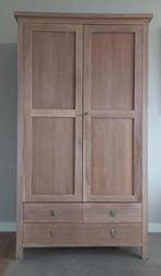 Kast eiken licht / white wash + 3 lades multifunctioneel, Ophalen, Gebruikt, 100 tot 150 cm, Eikenhout