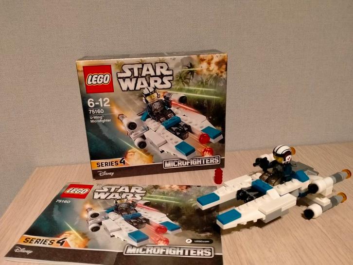 Lego 75160 Star Wars U-Wing microfighter, series 4, Kinderen en Baby's, Speelgoed | Duplo en Lego, Zo goed als nieuw, Lego, Complete set