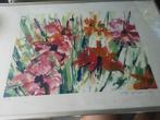 Schilderij maya wildevuur. 81/95, Ophalen