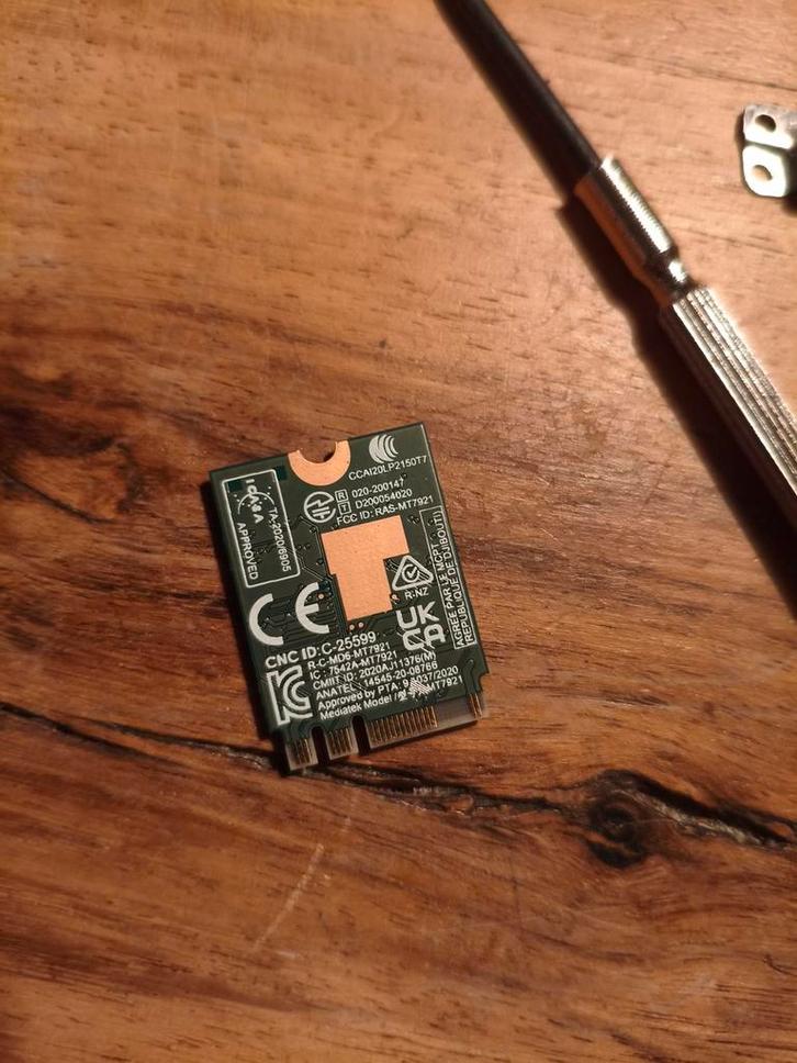 Draadloze Netwerkkaart - WiFi - Mediatek MT7921, Computers en Software, Netwerkkaarten, Gebruikt, Intern, Ophalen of Verzenden