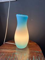IKEA Mylonit Tafellamp Blauw Vintage, Ophalen of Verzenden, Zo goed als nieuw, Glas, Minder dan 50 cm