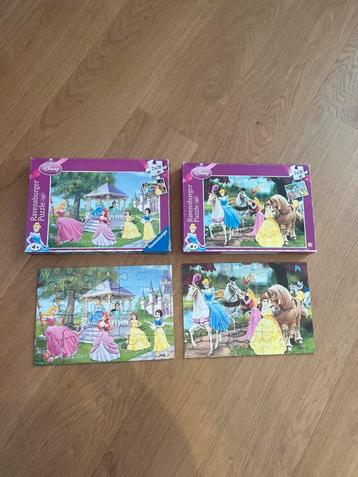 2x puzzel disney prinses ravensburger beschikbaar voor biedingen