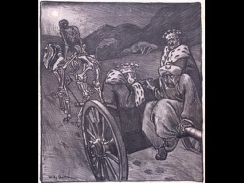 Oorlog in het Midden-Oosten tijdens Eerste Wereldoorlog op, Antiek en Kunst, Kunst | Litho's en Zeefdrukken, Verzenden