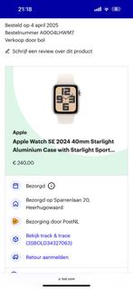 Apple watch SE 2024, Sieraden, Tassen en Uiterlijk, Smartwatches, Ophalen of Verzenden, Nieuw, Zwart, IOS