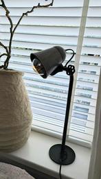 Bureaulamp industrieel zgan, Ophalen, 50 tot 75 cm, Zo goed als nieuw, Metaal