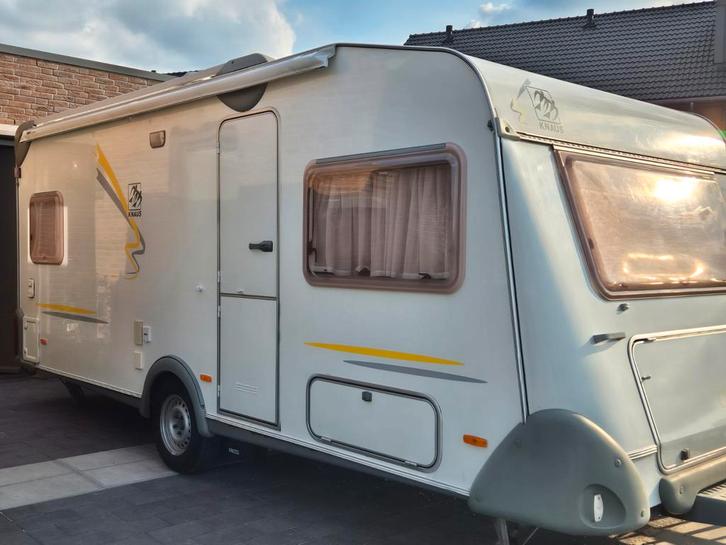 Knaus Südwind 500 TF Cheers Jubileum caravan, Caravans en Kamperen, Caravans, Particulier, tot en met 4, 1000 - 1250 kg, Rondzit