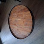 industrieel ronde salontafel, Huis en Inrichting, Ophalen, Gebruikt, 50 tot 100 cm, Rond