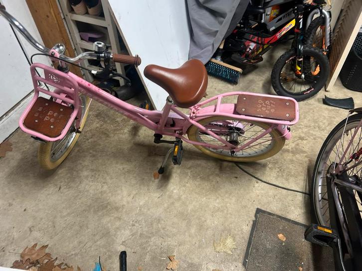 Nette meisjes fiets roze, Fietsen en Brommers, Brommers | Tomos, Zo goed als nieuw, Flexer, Ophalen