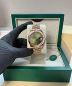 Rolex Daydate 40MM Olive green dial, Ophalen of Verzenden, Nieuw, Polshorloge, Rolex