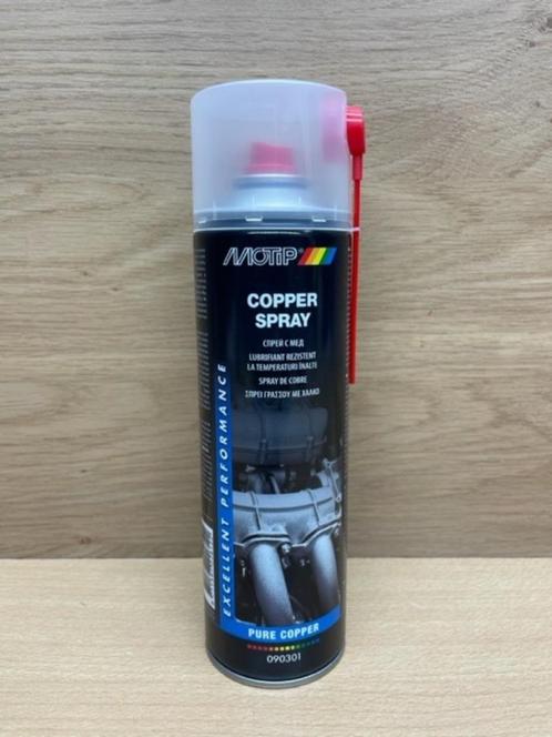 Motip spuitbus koperspray 500ml. ( 90301 ), Auto diversen, Onderhoudsmiddelen, Ophalen of Verzenden