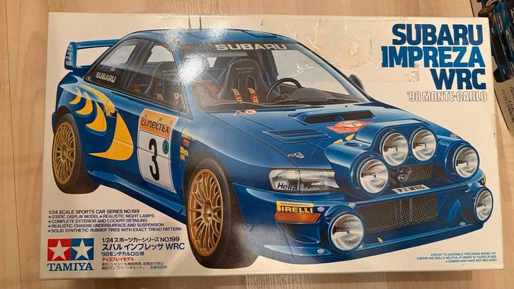 Subaru Impreza WRC '98 Monte-Carlo - 1:24 modelbouw  NIEUW, Hobby en Vrije tijd, Modelbouw | Auto's en Voertuigen, Nieuw, Auto