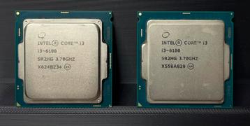 2x Intel Core i3-6100 Processor beschikbaar voor biedingen
