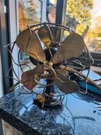 Antieke ventilator op gietijzeren voet, Ophalen of Verzenden, Gebruikt