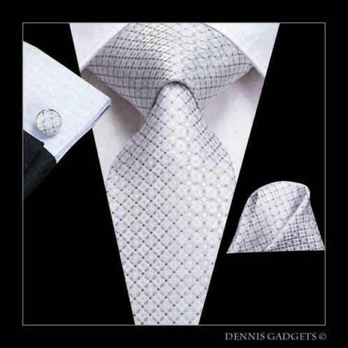 Dennis Gadgets: 100 % zijden stropdas ( 3 delig !! ) DG 3115, Kleding | Heren, Stropdassen, Nieuw, Met patroon, Grijs, Ophalen of Verzenden
